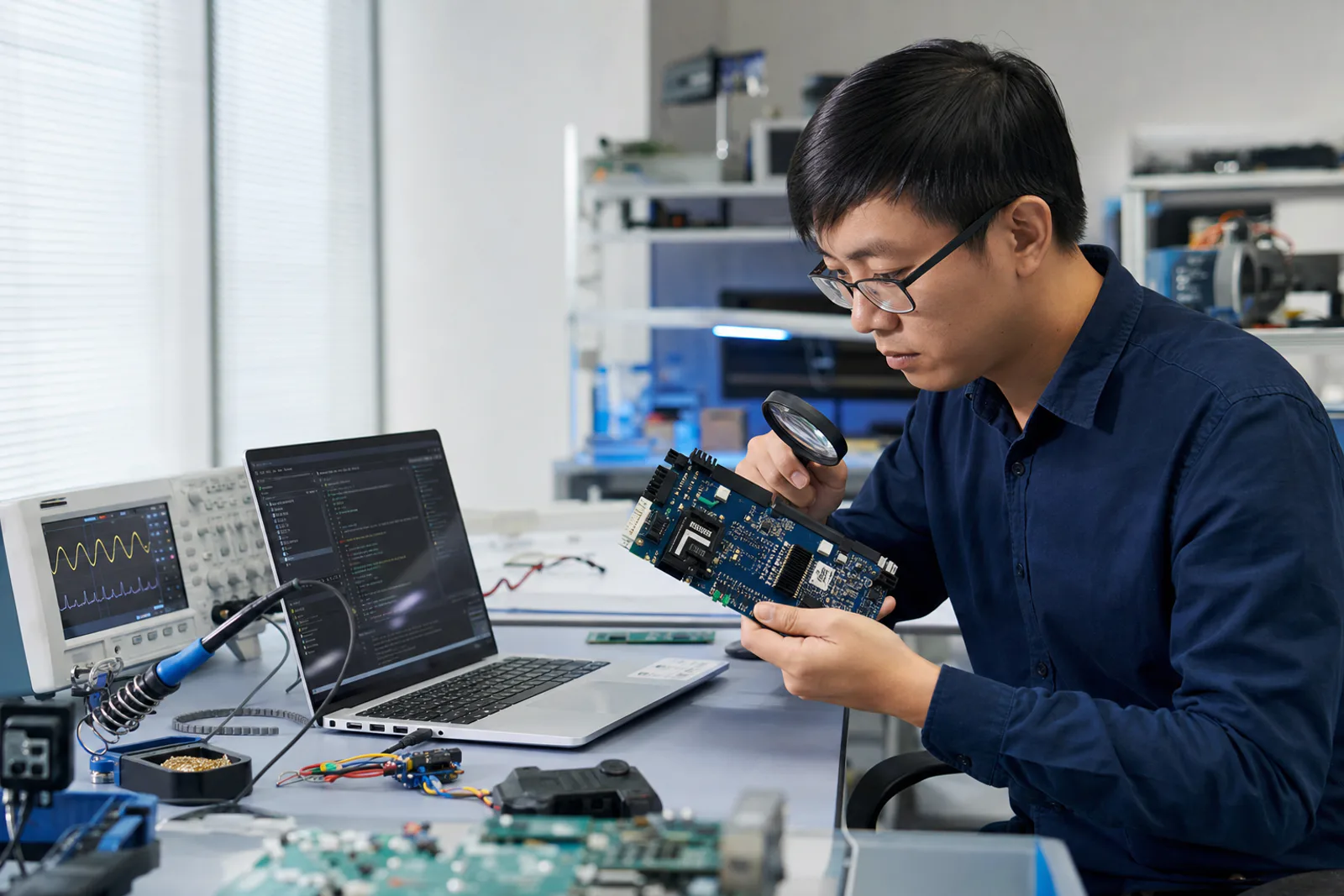 AniTech electronics engineering workspace