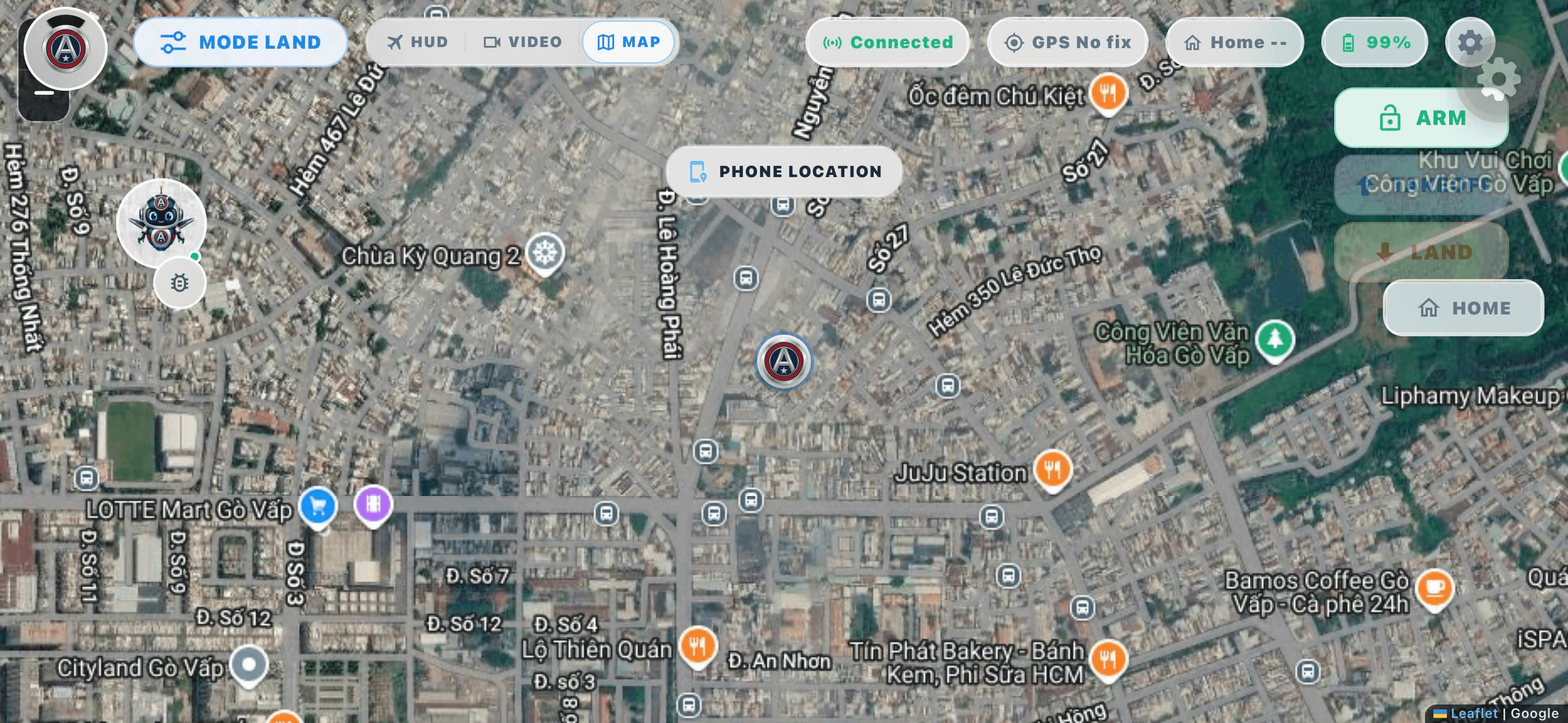 Map · Vị trí và điều hướng